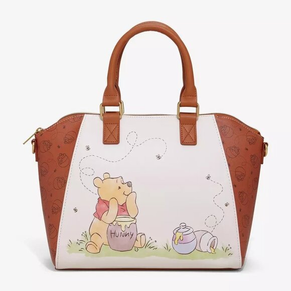 Loungefly Handbags - Loungefly Disney Winnie The Pooh Satchel Honey Pot Purse Handbag Shoulder Bag